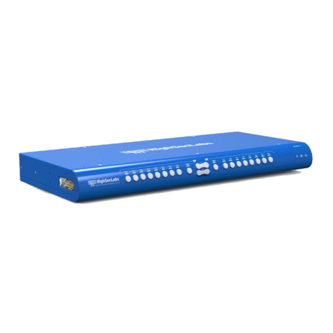 High Sec Labs Mini-Matrix SX42PH-4 User manual High Sec Labs Mini-Matrix SX42PH-4 User manual
