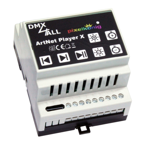 DMX4ALL ArtNet Player X16+ manual DMX4ALL ArtNet Player X16+ manual