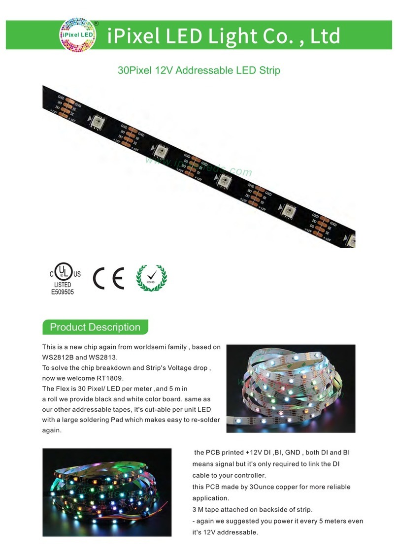 iPixel LED Light S010030CB3SD2 User manual
