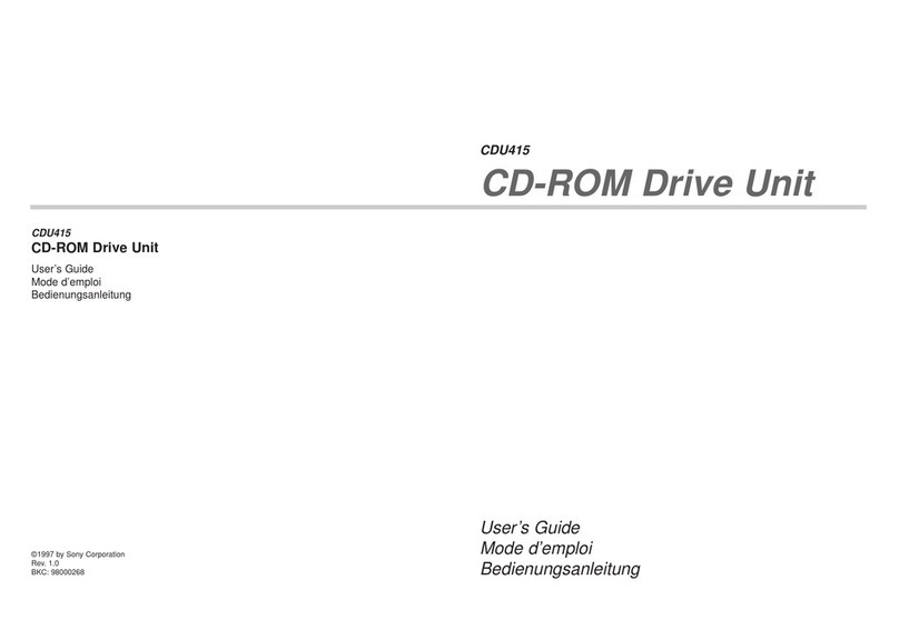 Sony CDU415 user guide