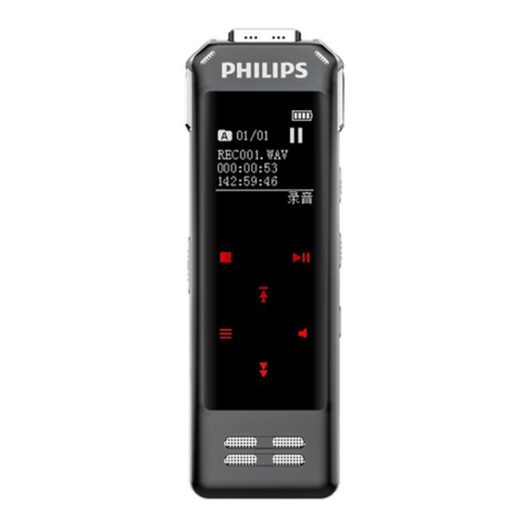 Philips VoiceTracer VTR8062 user manual