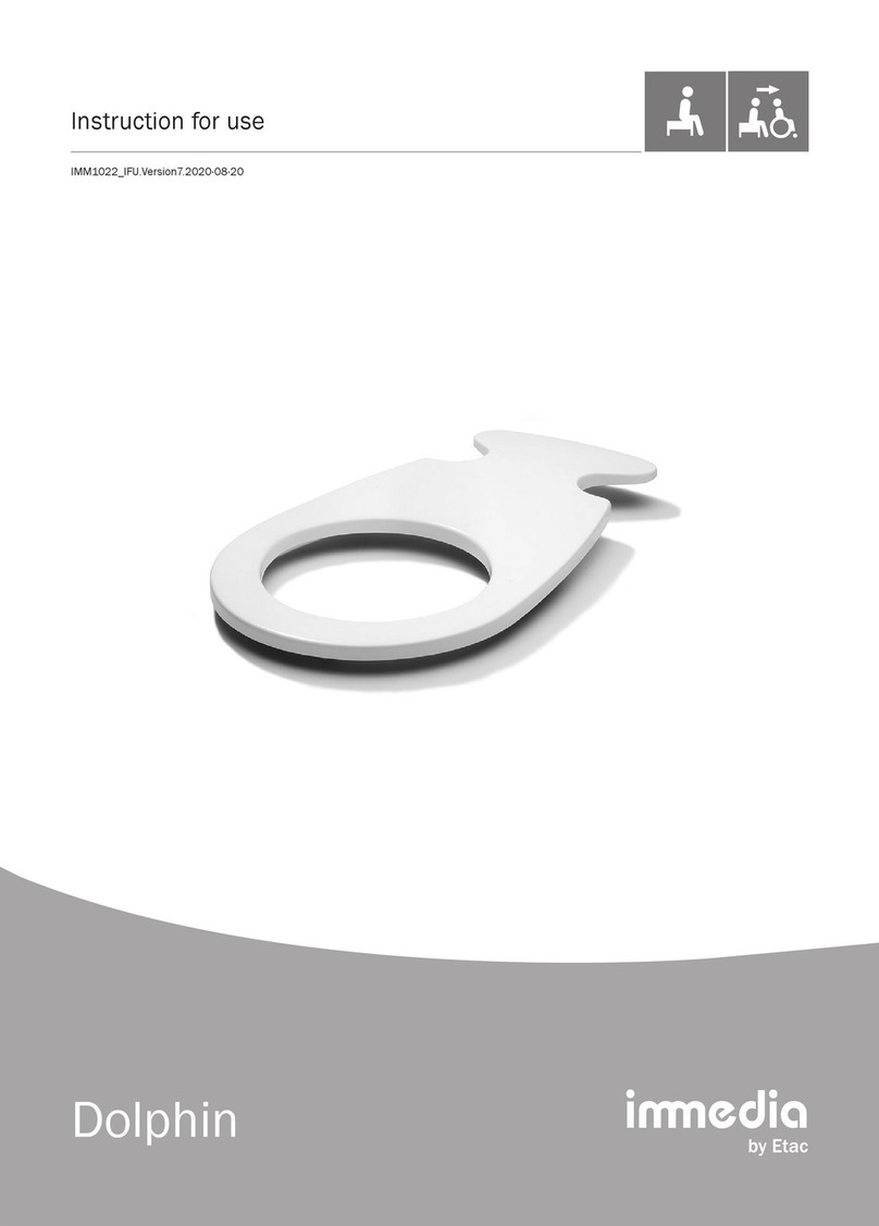 Etac immedia Dolphin Instructions for use