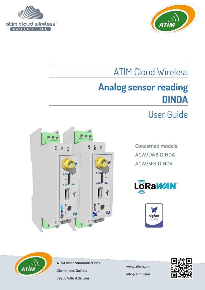 ATIM Cloud Wireless DINDA user guide