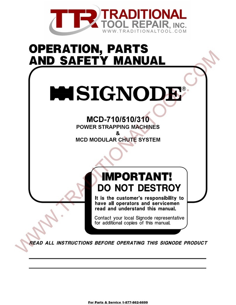 Signode MCD-710 Instruction Manual
