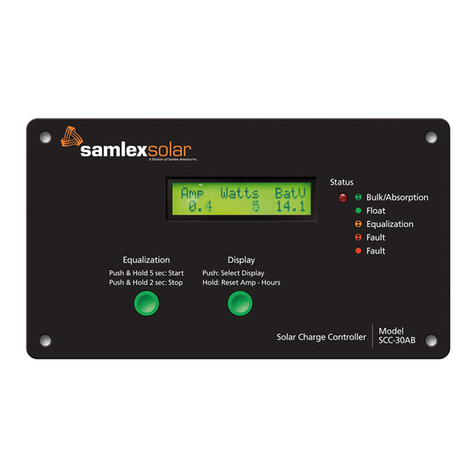 Samlexpower samlexpower SCC-30AB owner's manual Samlexpower samlexpower SCC-30AB owner's manual
