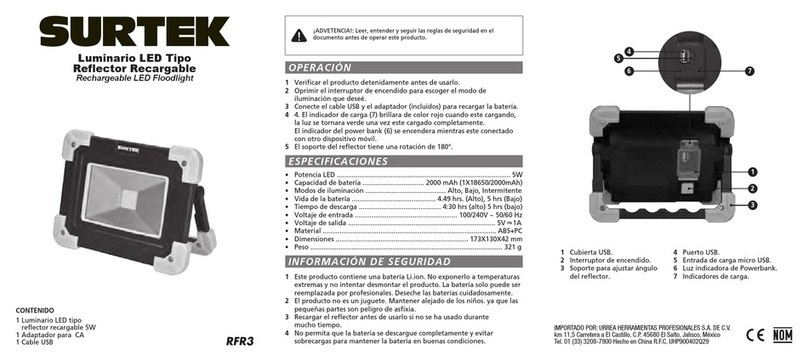 Surtek RFR3 quick start guide