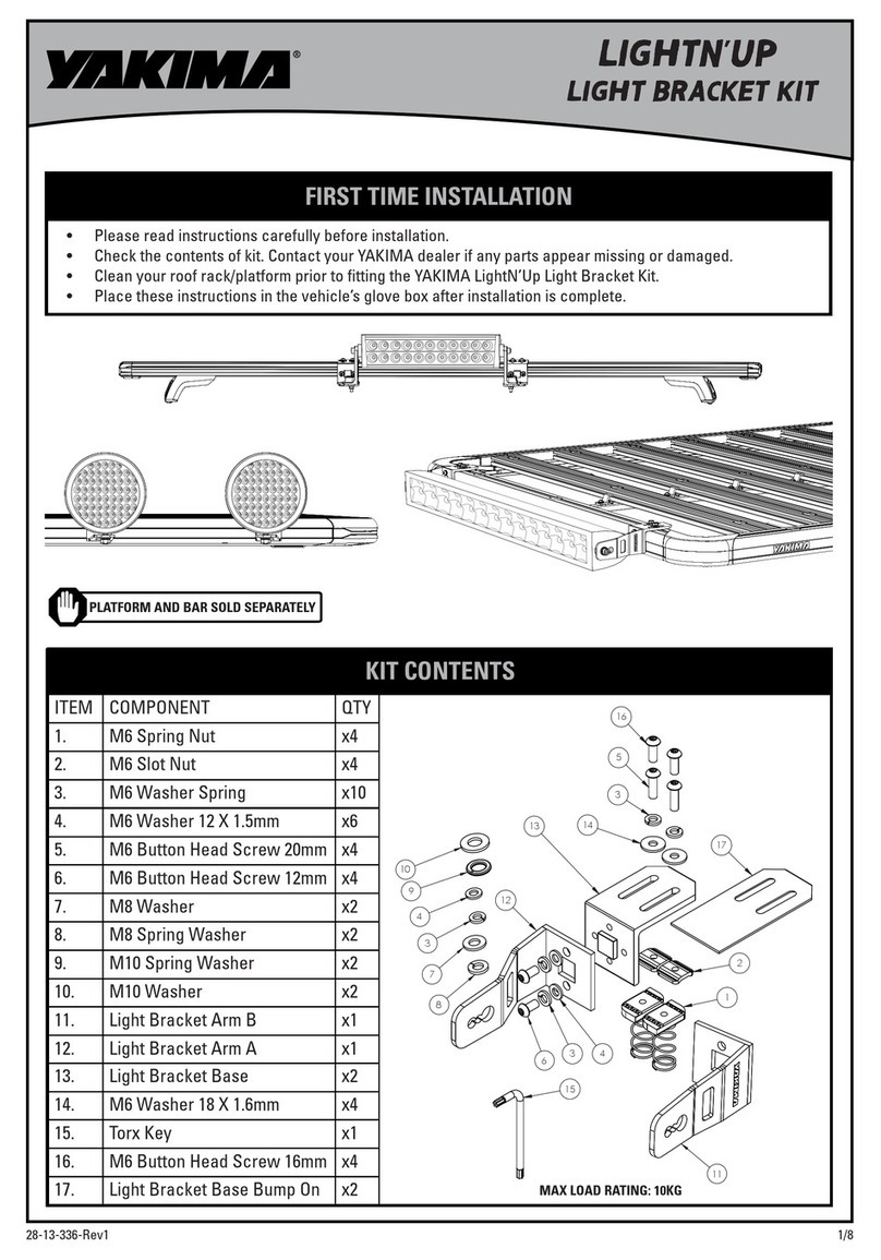 Yakima LightNUp installation instructions Yakima LightNUp installation instructions
