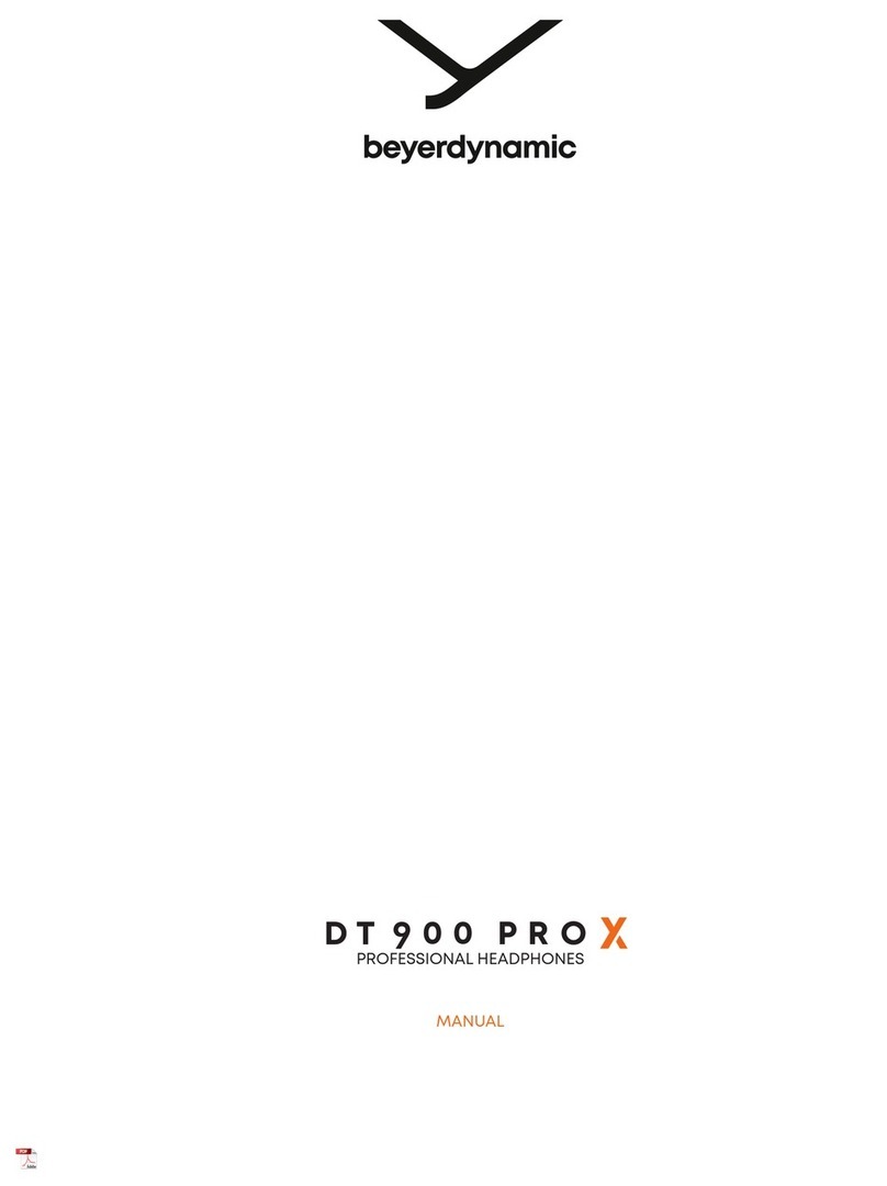 Beyerdynamic DT900 PROX manual