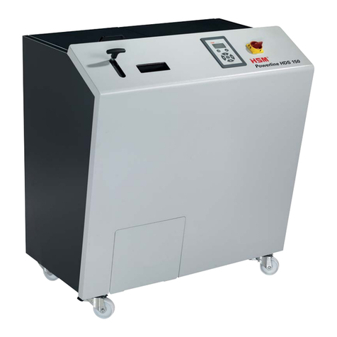 HSM Powerline HDS 150 User manual