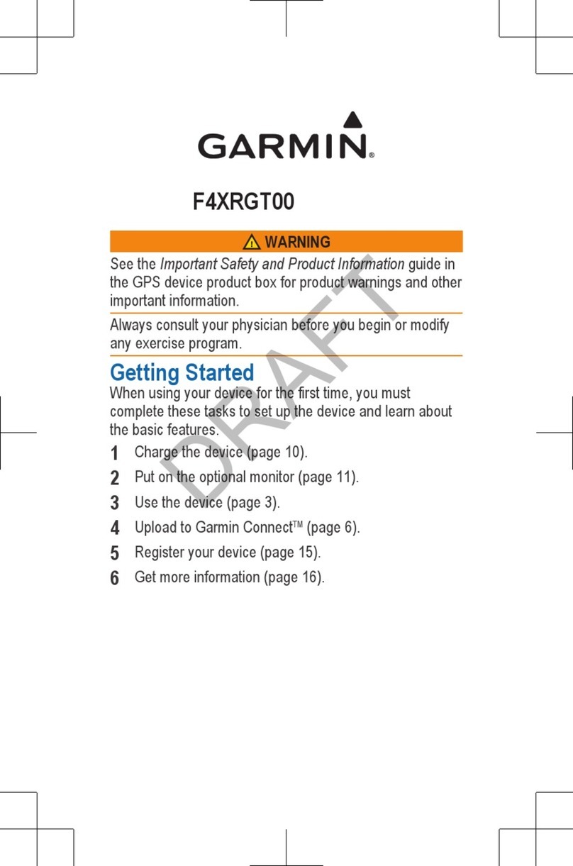 Garmin F4XRGT00 User manual