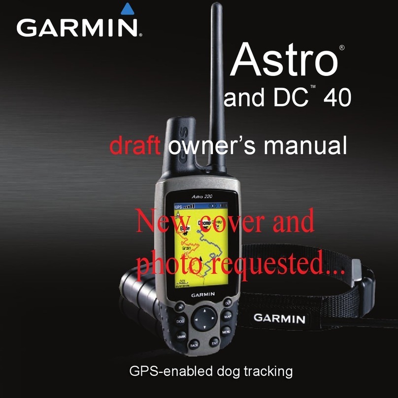 Garmin Astro DC 40 User manual