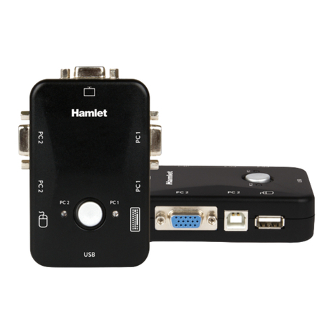 Hamlet HNKVM3U User manual