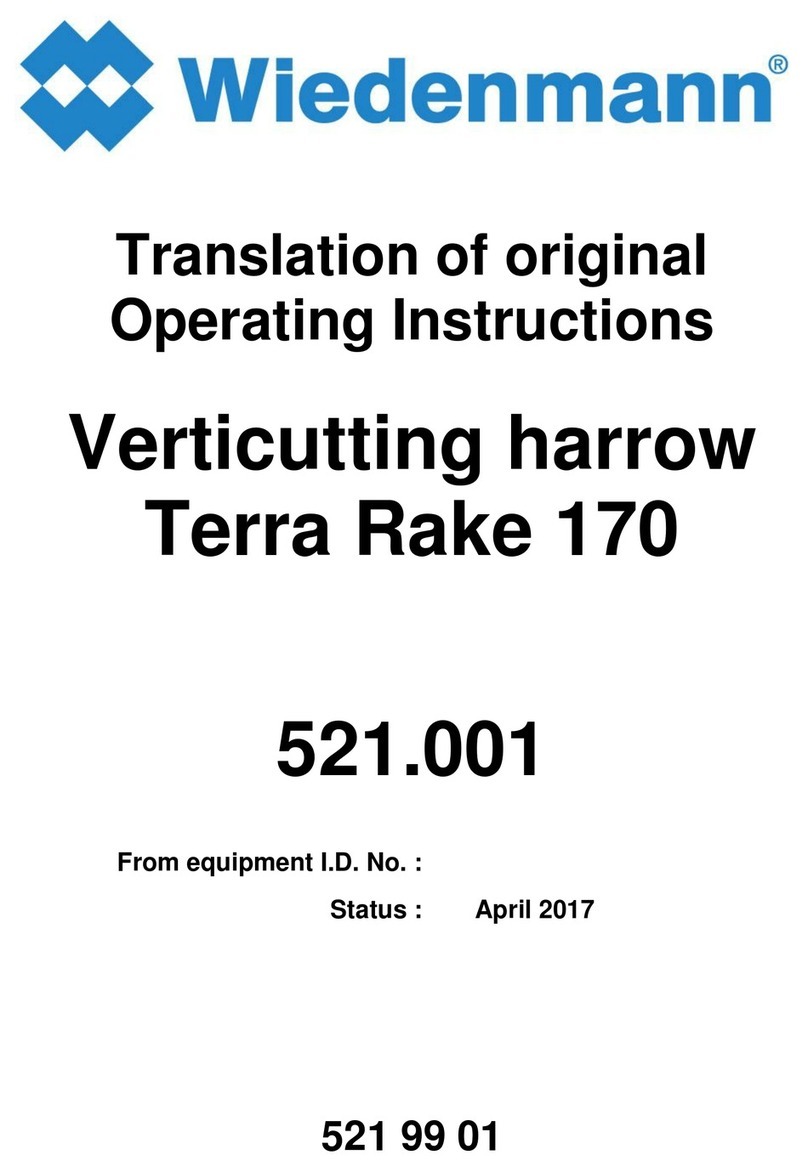 Wiedenmann Terra Rake 170 Wiring diagram