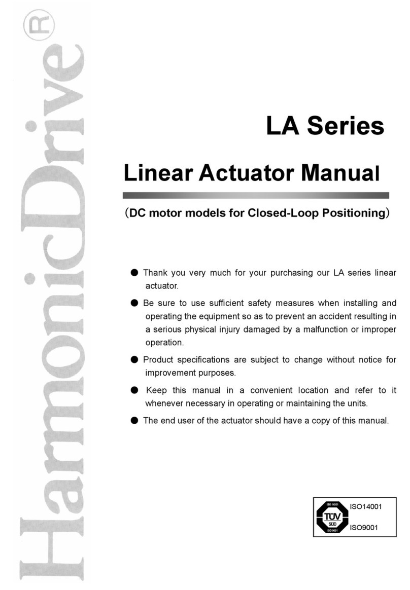 Harmonic Drive LA Series User manual