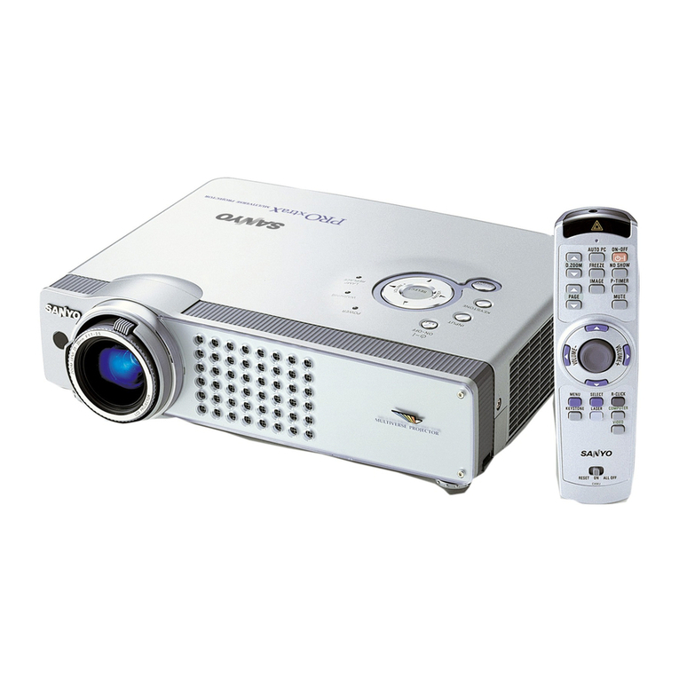 Sanyo PLC-SU50 User manual