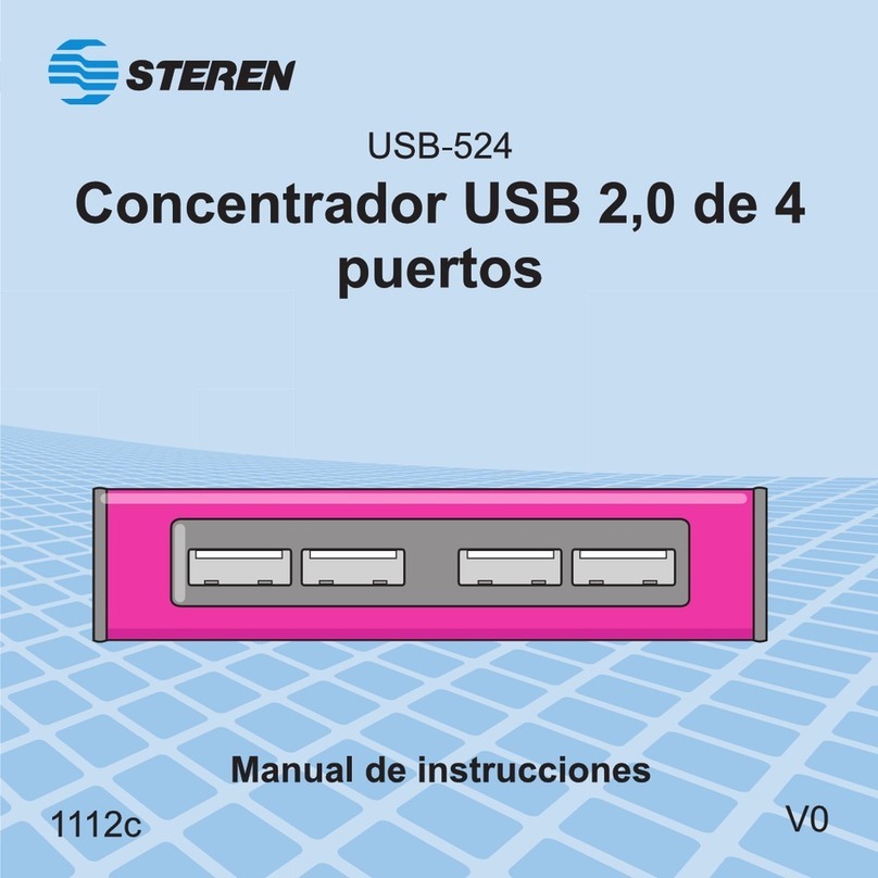 Steren USB-524 instruction manual