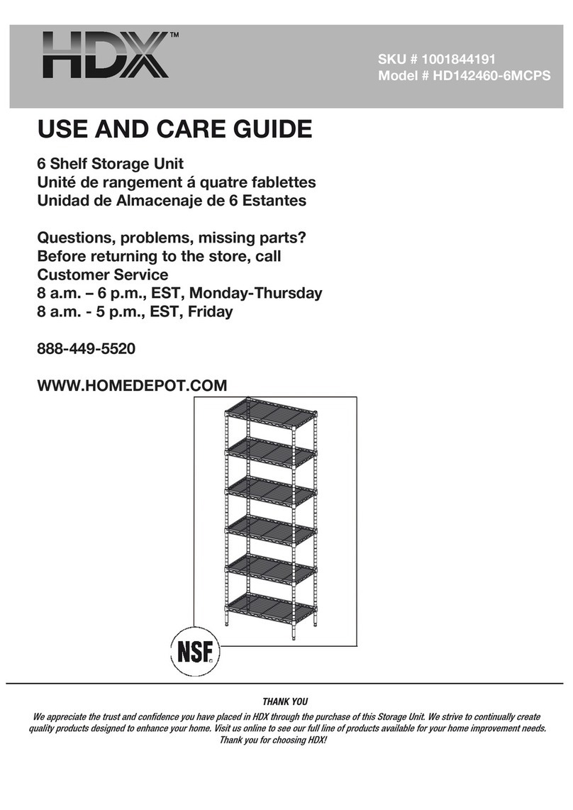 HDX HD142460-6MCPS Use and care guide