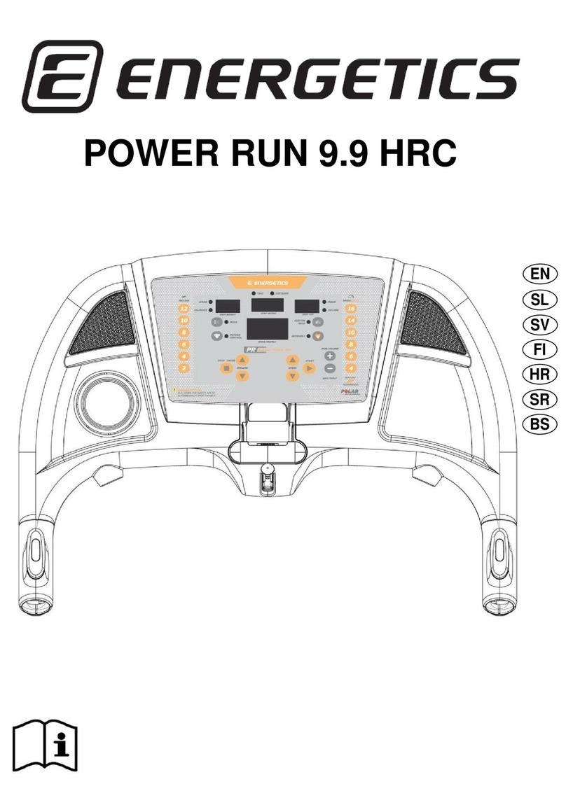 Energetics POWER RUN 9.9 HRC User manual