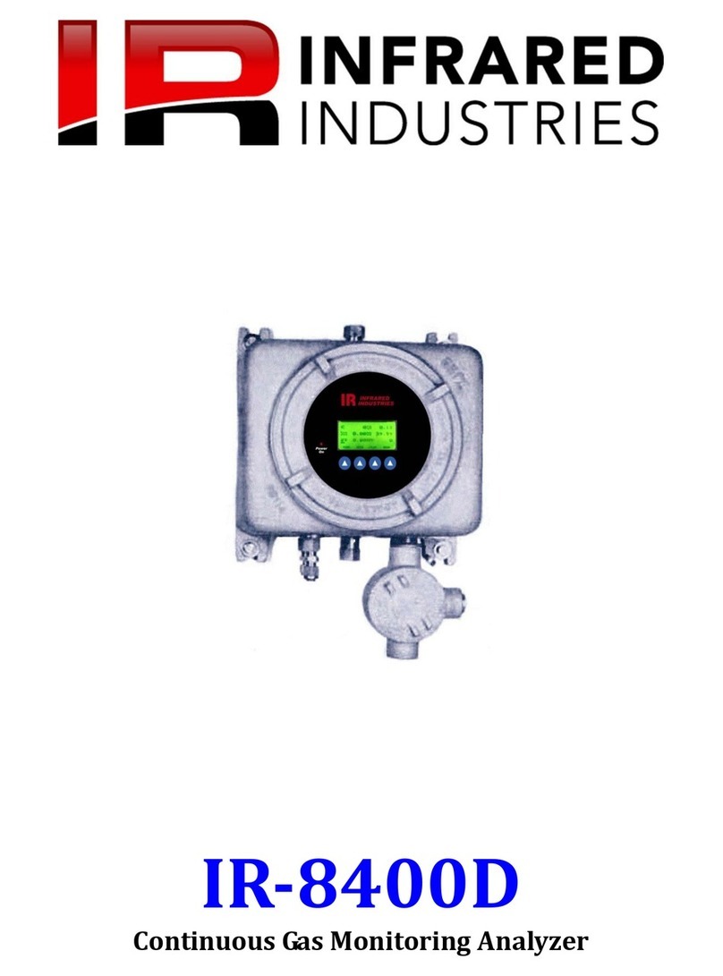 infrared industries IR-8400D Operator's manual