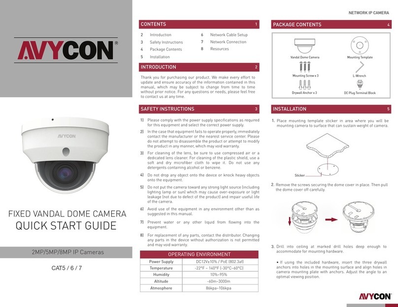 AVYCON CAT5 quick start guide