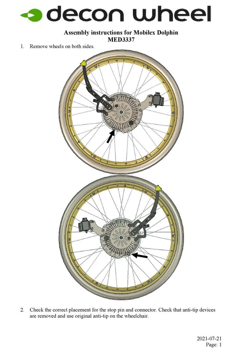 Decon wheel Mobilex Dolphin User manual Decon wheel Mobilex Dolphin User manual