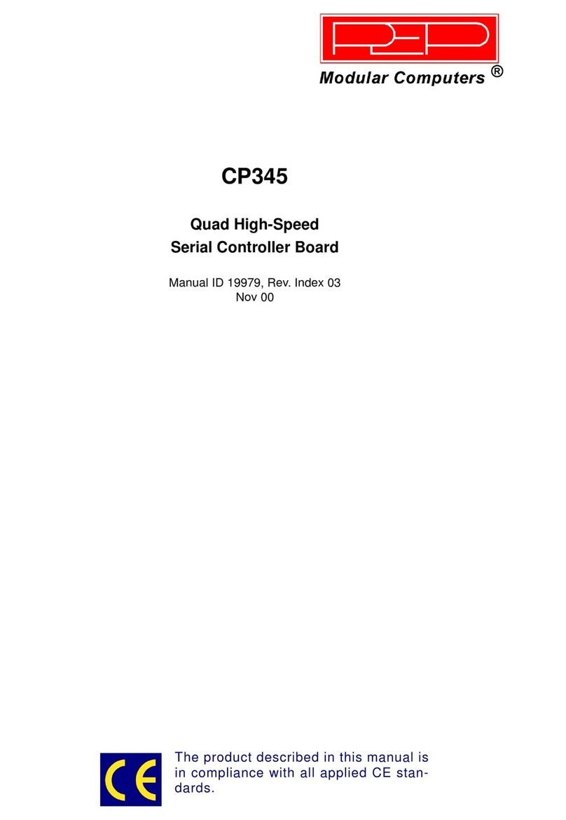 PEP Modular Computers CP345 manual
