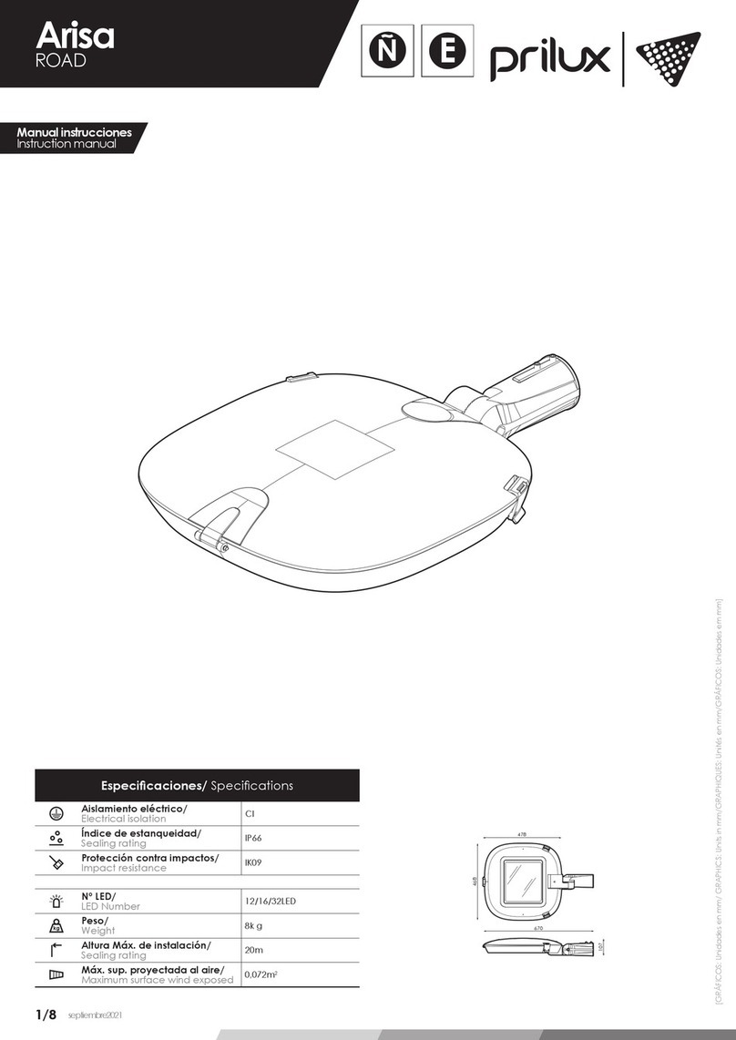 Prilux Arisa ROAD User manual Prilux Arisa ROAD User manual