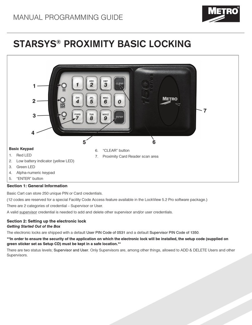 Metro DataVac STARSYS WIRELESS Operating instructions