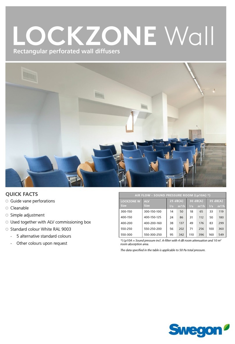 Swegon LOCKZONE Wall User manual