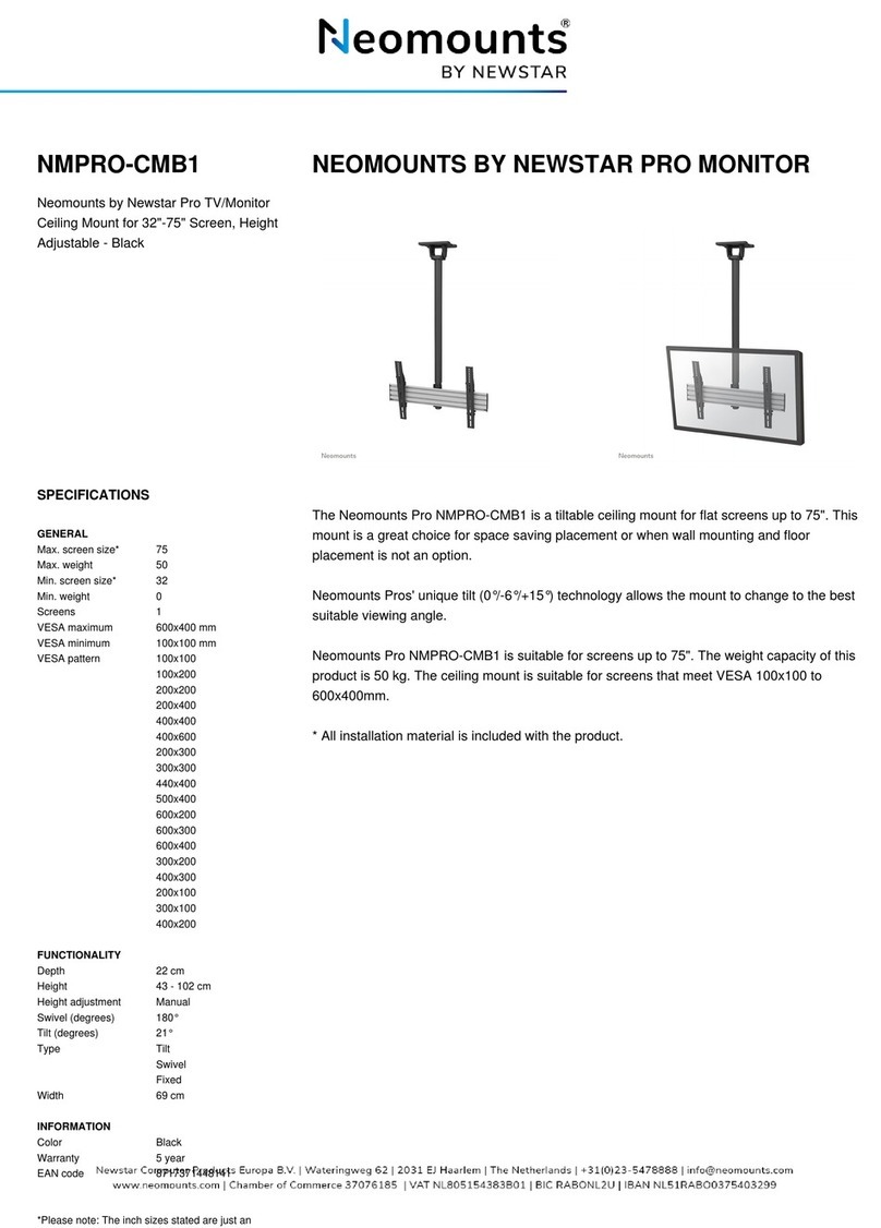 New Star Neomounts NMPRO-CMB1 User manual