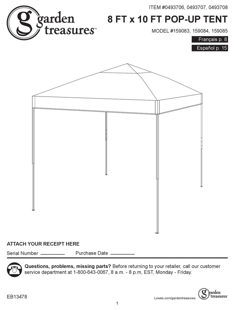 Garden Treasures 159083 manual