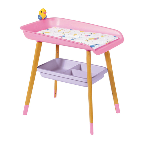 Zapf Creation Baby Born Changing Table User manual