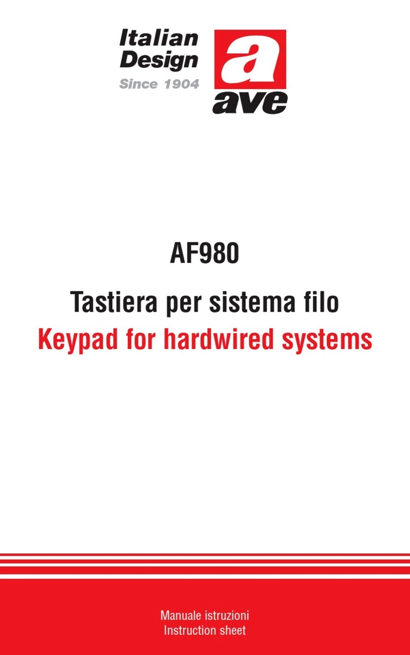 AVE AF980 User manual