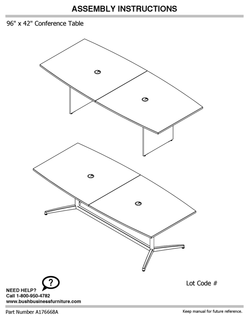 Bush Business Furniture CTB001SG User manual