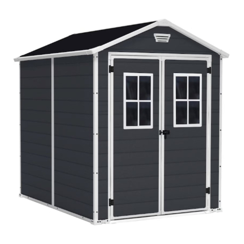Keter MANOR 6x8SD User manual Keter MANOR 6x8SD User manual