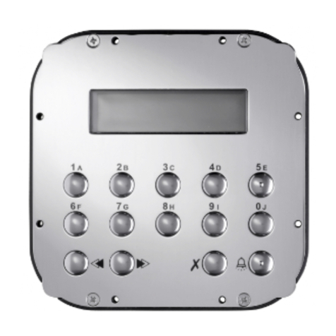 FARFISA INTERCOMS TD2100MAS User manual