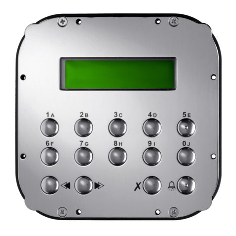 FARFISA INTERCOMS TD4100MAS User manual