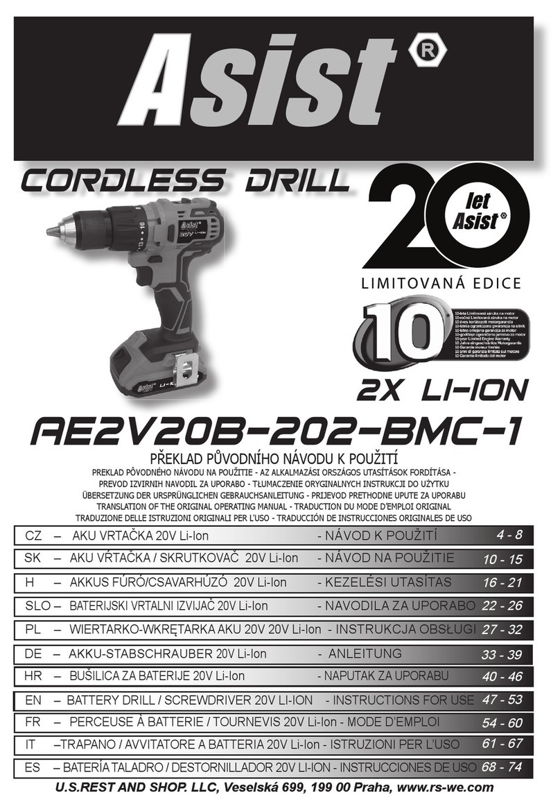 Asist AE2V20B-202-BMC-1 Instructions for use Asist AE2V20B-202-BMC-1 Instructions for use