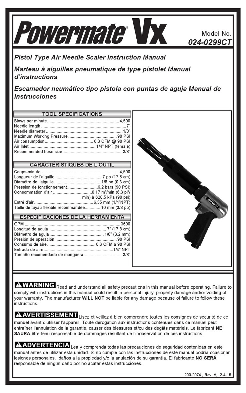 Sanborn Mfg Powermate Vx 024-0299CT instruction manual