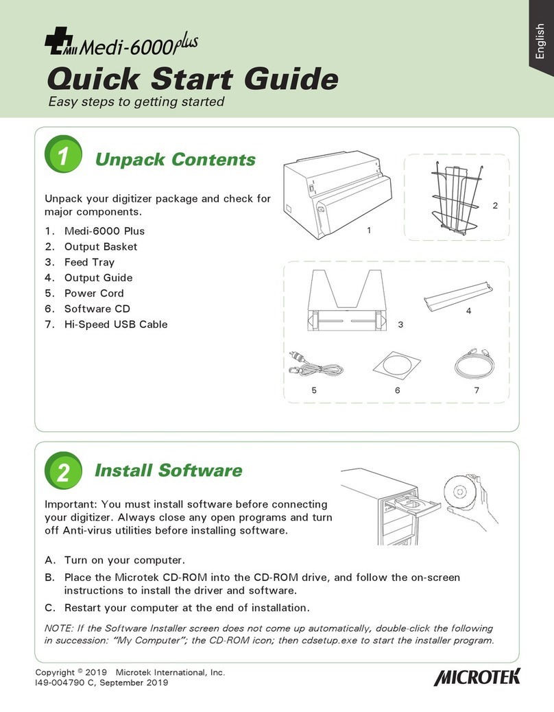 Microtek Medi-6000 Plus quick start guide Microtek Medi-6000 Plus quick start guide