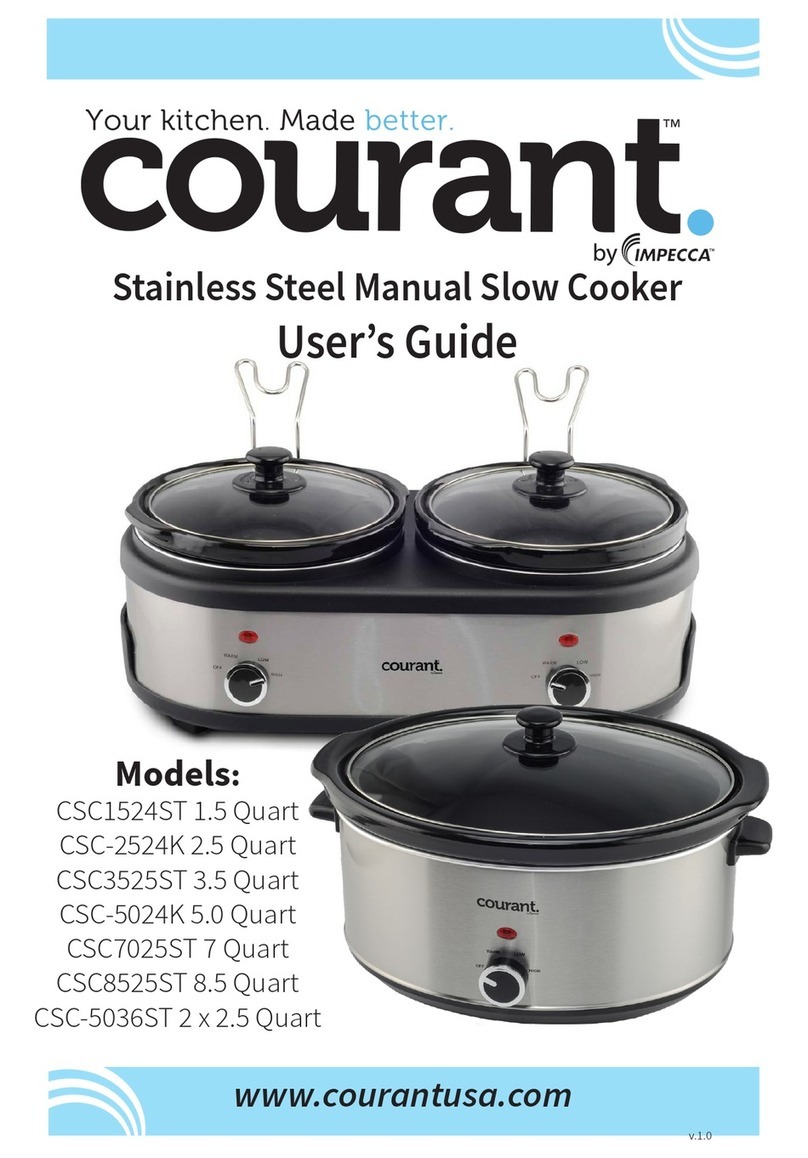Impecca Courant CSC-2524K user guide