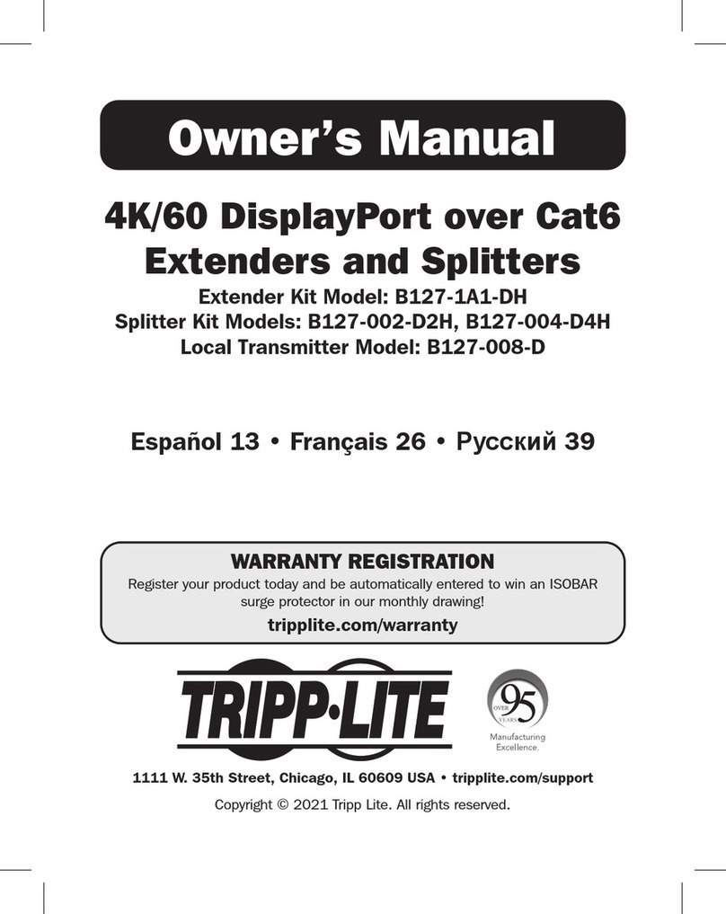 Tripp Lite B127-002-D2H User manual