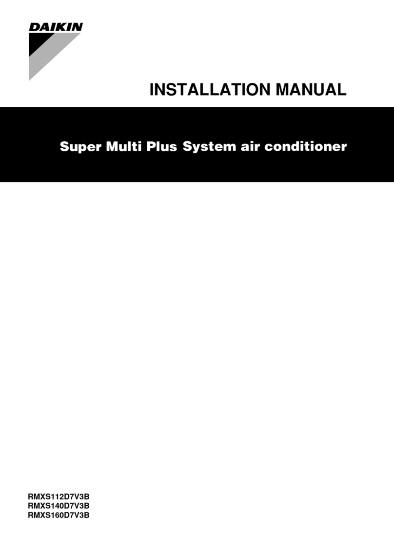 Daikin RMXS112D7V3B installation manual