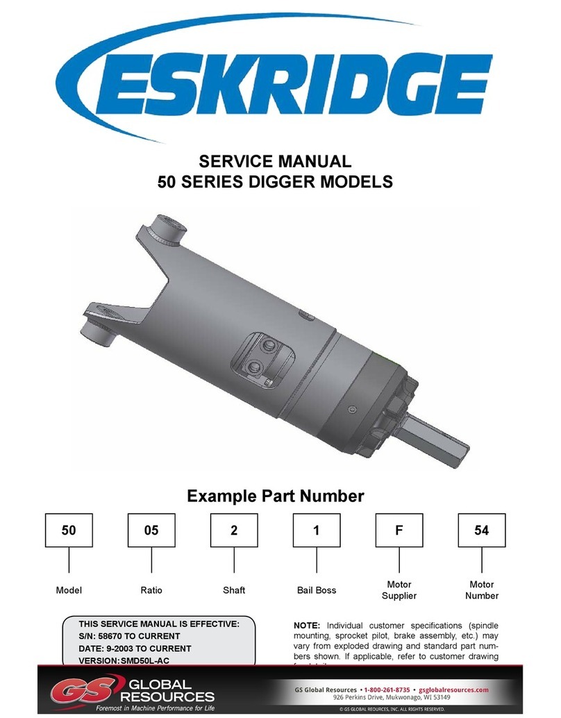 Eskridge 50 Series Service manual