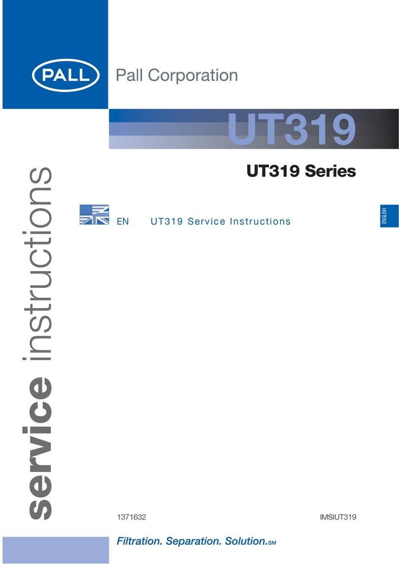 Pall UT319 Series Operating instructions