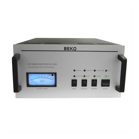 Beko HLV-2000 instruction & operation manual