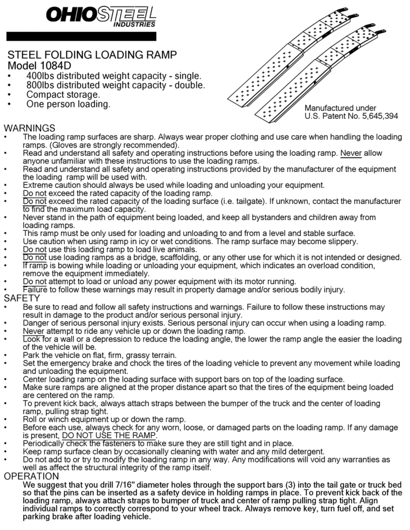 Ohio Steel 1084D quick start guide