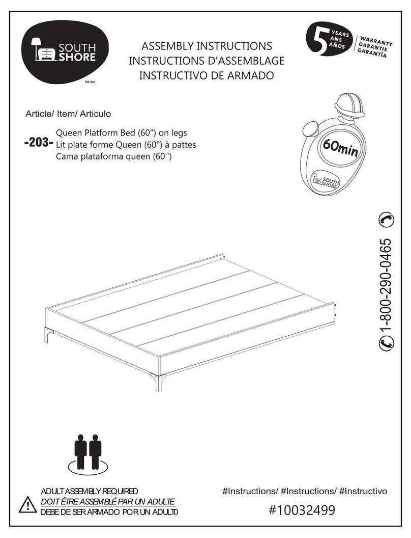 SouthShore 203 Assembly instructions