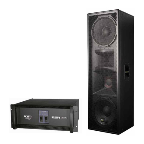 KV2 Audio ESR215 Mk II User manual