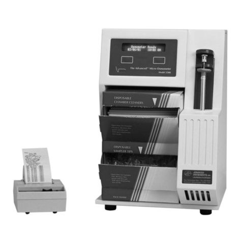 Advanced Instruments 3300 Service manual